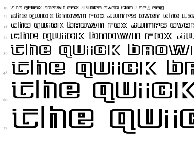 Deluxe Ducks font waterfall